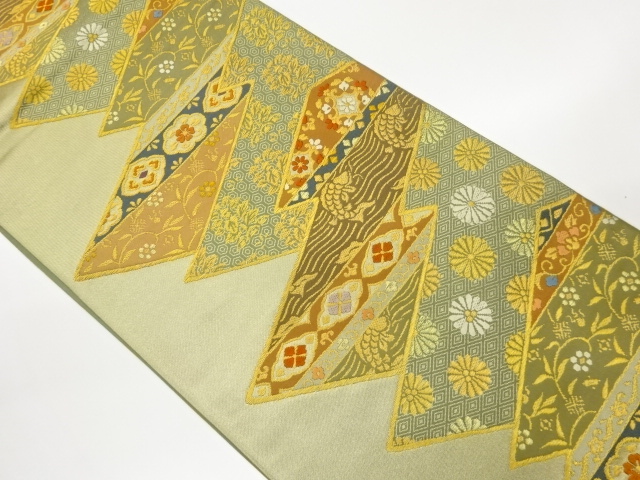 JAPANESE FUKURO OBI / WOVEN MATSUKAWABISHI